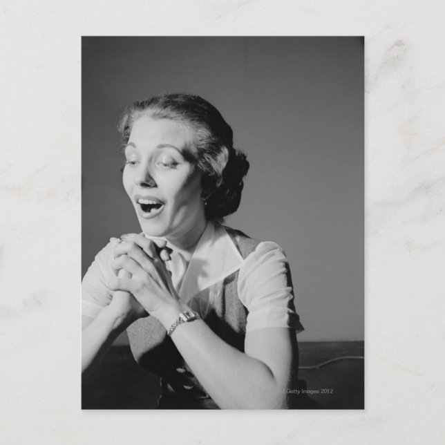 Clasped Hands Postcard (Front)