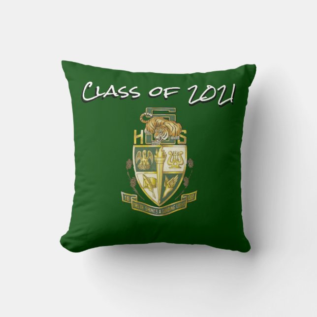 Class  2021 Slidell High Tigers Graduation Pillow (Front)
