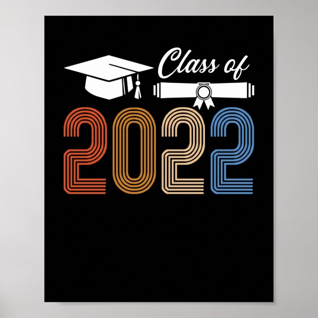 Class 2022 College University High School Senior Poster (Front)