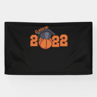 Class 2022 Graduation Senior Basketball Player Banner