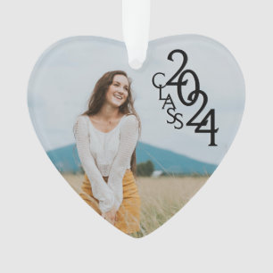 Class 2024 Graduation Photo  Ornament