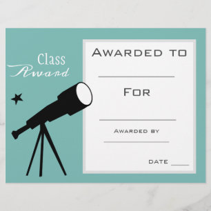 Class award science subject student