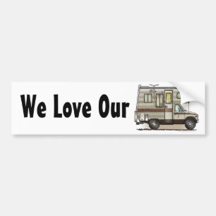 Class C Camper RV Bumper Sticker