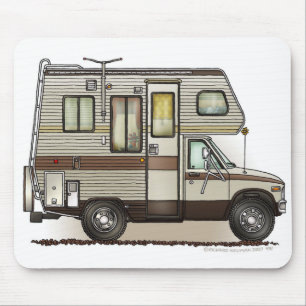 Class C Camper RV Mouse Pad