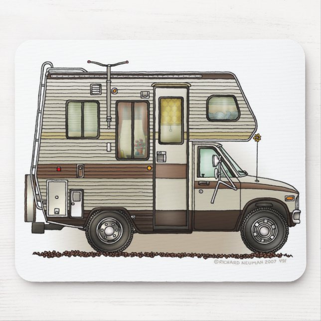Class C Camper RV Mouse Pad (Front)
