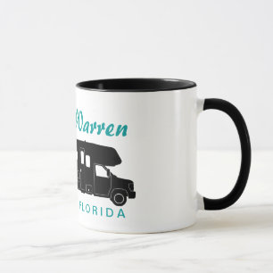 Class C Motorhome Silhouette Graphic Mug