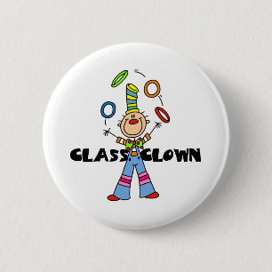 Class Clown 6 Cm Round Badge