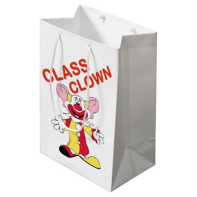CLASS CLOWN MEDIUM GIFT BAG (Front Angled)