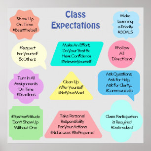 Class Expectations Poster
