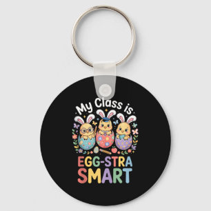 Class is egg-stra smart easter teacher student key ring