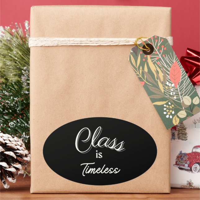 Class is Timeless Sticker (Holiday)
