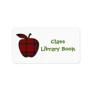 Class Library Book Plate Label