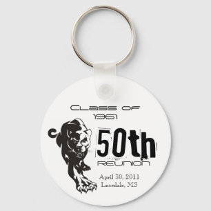 Class of 1961 50th Reunion Panther Keychain