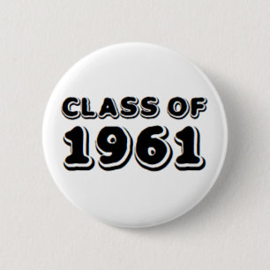 class of 1961 6 cm round badge
