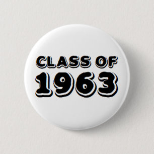 class of 1963 6 cm round badge