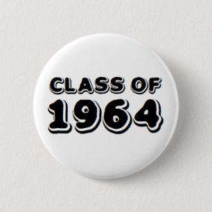 class of 1964 6 cm round badge