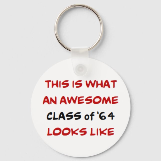 class of 1964, awesome key ring (Front)