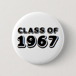 class of 1967 6 cm round badge