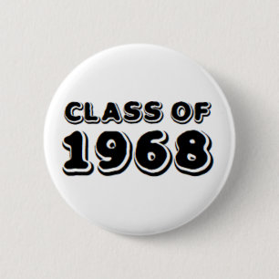 class of 1968 6 cm round badge
