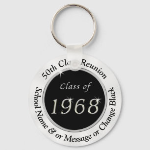 Class of 1968, Cheap 50th Class Reunion Keychains