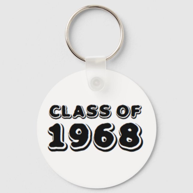 class of 1968 key ring (Front)