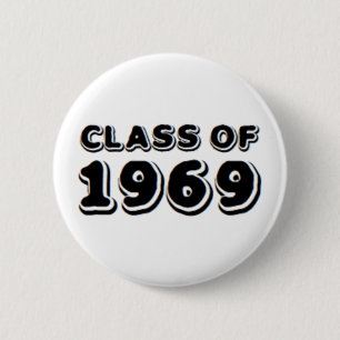class of 1969 6 cm round badge