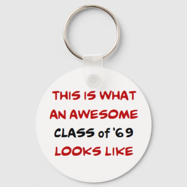 class of 1969, awesome key ring (Front)