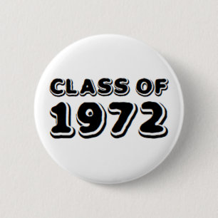 class of 1972 6 cm round badge