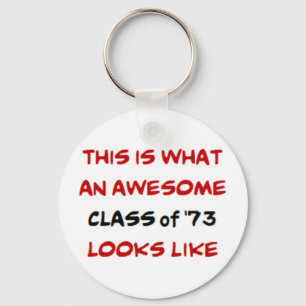 class of 1973, awesome key ring