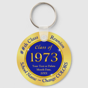 Class of 1973 Gifts, Customisable by You Key Ring