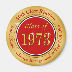 Class of 1973 Reunion, 50th Class Reunion Favours Magnet