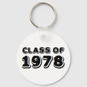 class of 1978 key ring