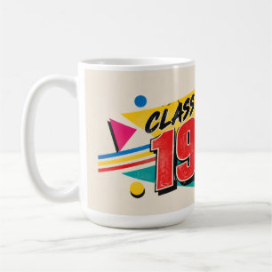 Class of 1980s Retro Vintage Nostalgia Coffee Mug