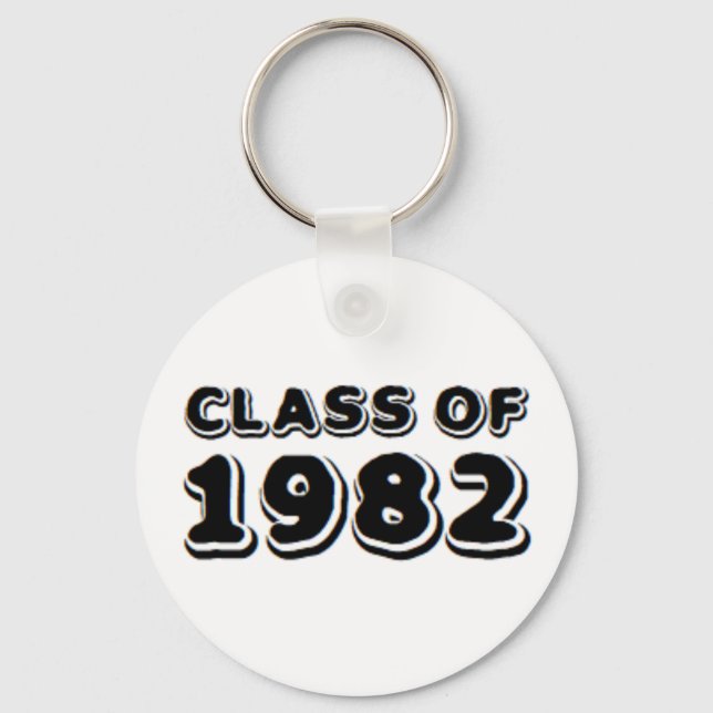 class of 1982 key ring (Front)