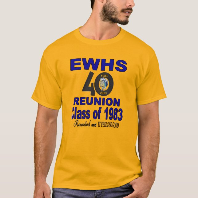 Class of 1983 40th Reunion Gold T-Shirt (Front)