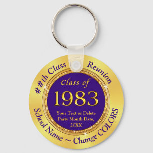 Class of 1983, Souvenirs Cheap, Purple and Gold Key Ring