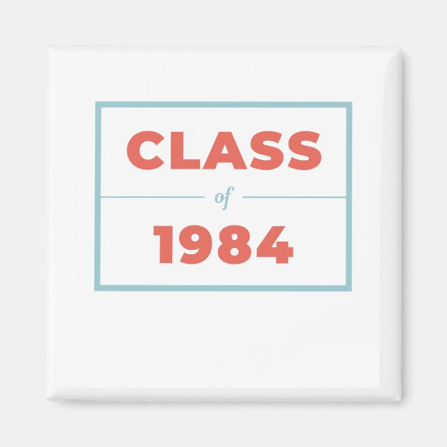 Class of 1984 magnet (Front)