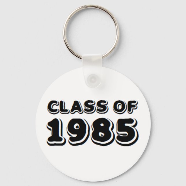 class of 1985 key ring (Front)