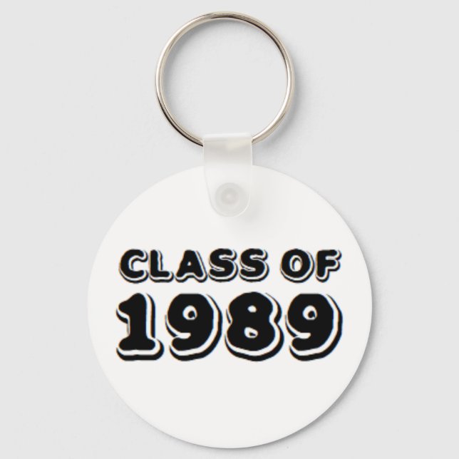 class of 1989 key ring (Front)