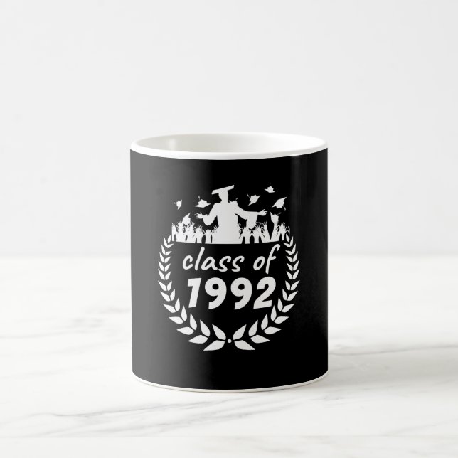 class of 1992 graduation or reunion design by coffee mug (Center)