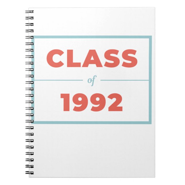 Class of 1992 notebook (Front)