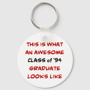 class of 1994 graduate, awesome key ring
