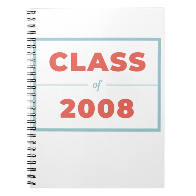 Class of 2008 notebook (Front)