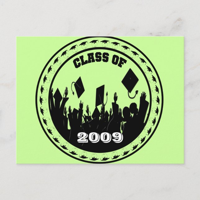 Class of 2009/2010 Choose Your School Colours Postcard (Front)