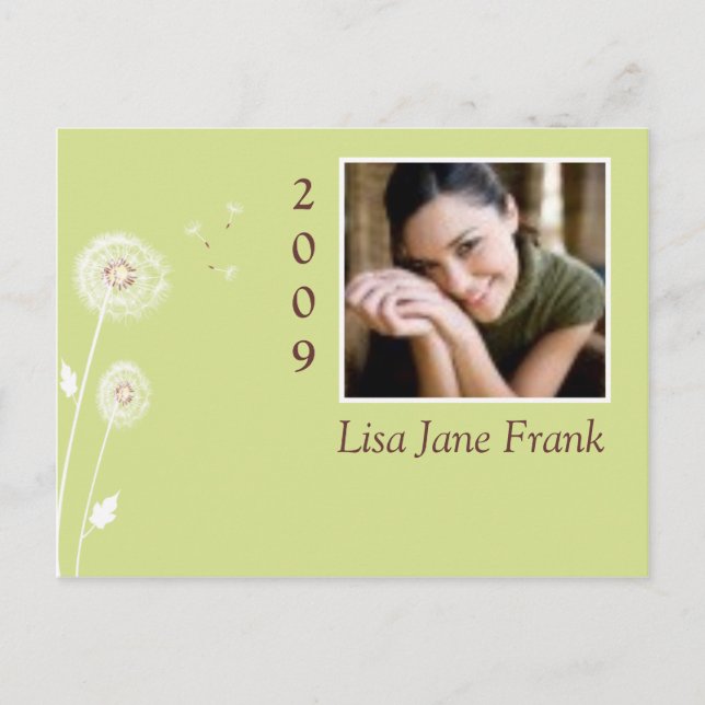 Class of 2009 Graduation invitation announcement (Front)