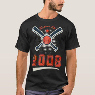 Class of 2009 School Graduation Baseball Player Sp T-Shirt