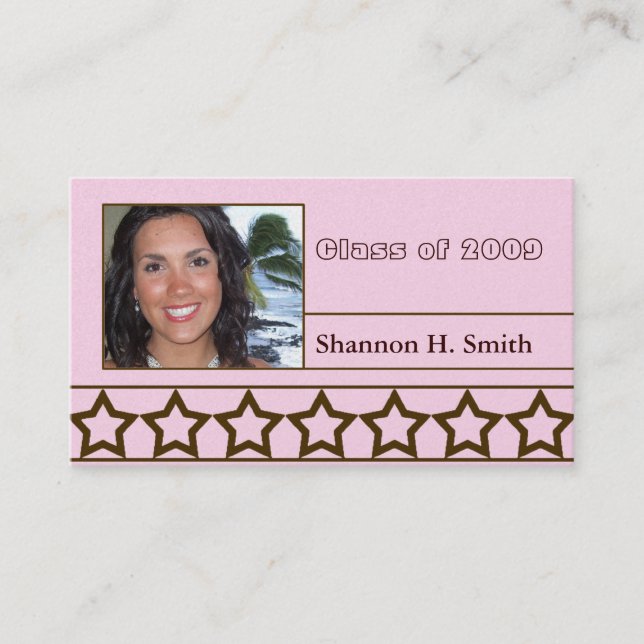 Class of 2009 Senior Cards (Front)