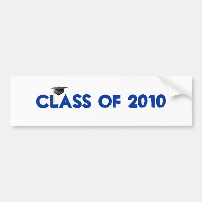 Class of 2010 graduation bumper sticker (Front)
