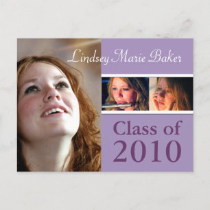 Class of 2010 Graduation Invitation Postcards