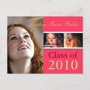 Class of 2010 Graduation Invitation Postcards